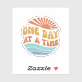 Eén dag per keer sticker (Vel)