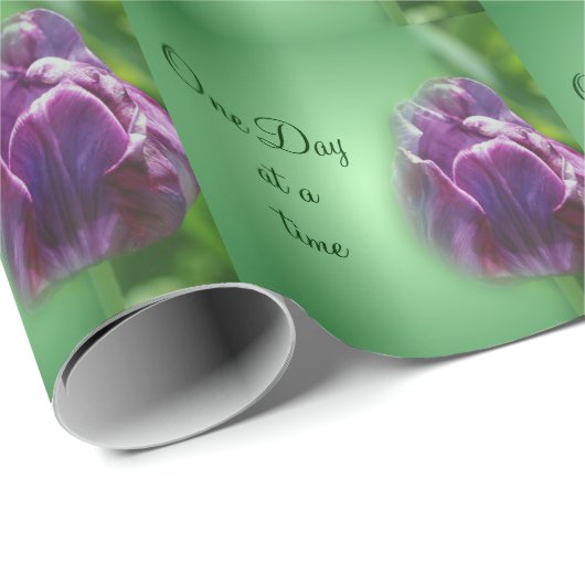 Eén dag per keer Tulp Inspirerend  Cadeaupapier (Rol Hoek)