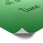 Eén dag per keer Tulp Inspirerend Poster (Hoek)