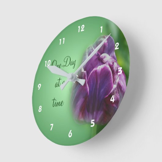 Eén dag per keer Tulp Inspirerend  Ronde Klok (Hoek)