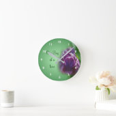 Eén dag per keer Tulp Inspirerend Ronde Klok (Huis)