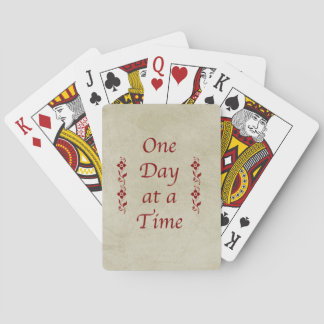 Eén Dag per Keer/Vintage Stijl Pokerkaarten