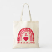 Eén Dag per Tijd Tote Bag (Achterkant)