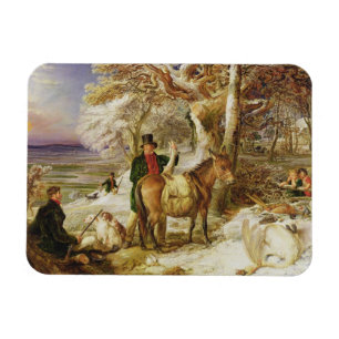 Een dag sport, 1826 (olie op canvas) magneet