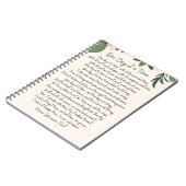 Eén dag tegelijk Annie Johnson Flint briefkaart Notitieboek (Linkerzijde)