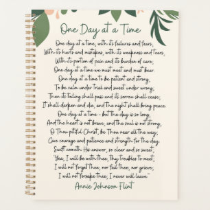 Eén dag tegelijk Annie Johnson Flint briefkaart Planner