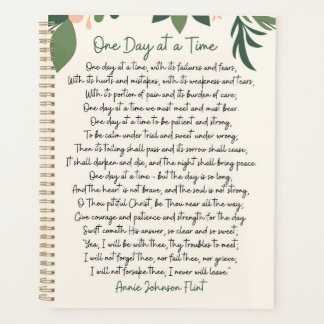 Eén dag tegelijk Annie Johnson Flint briefkaart Planner