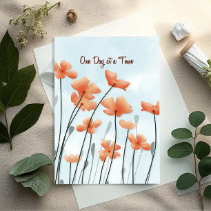 Eén dag tegelijk – Botanische aanmoedigingskaart Kaart