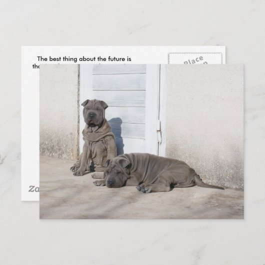 Een dag tegelijk... briefkaart (Voorkant / Achterkant)