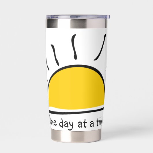 Eén dag tegelijk geïsoleerde drinkbeker (Links)