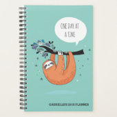 Een dag tegelijk - grappige sleuf planner (Voorkant)