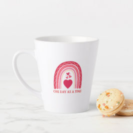 Eén dag tegelijk latte mok