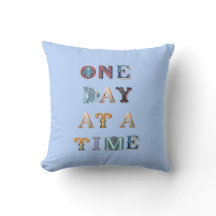 Een dag tegelijk leuke belettering herstel slogan