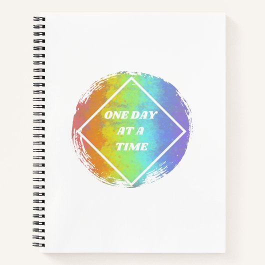 Eén dag tegelijk - na notitieboek (Voorkant)