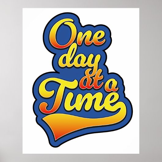 Eén dag tegelijk poster (Voorkant)