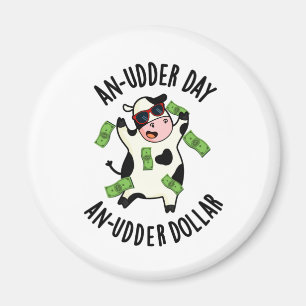 Een dag van de Udder en een Koe van de Udder Dolla Magneet