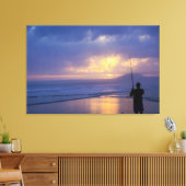 EEN DAG VAN DE VISSENDE - Hoek Canvas Afdruk (Insitu (Woonkamer))