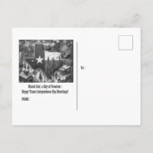 Een Dag van de Vrijheid Texas Onafhankelijkheidsda Briefkaart (Achterkant)