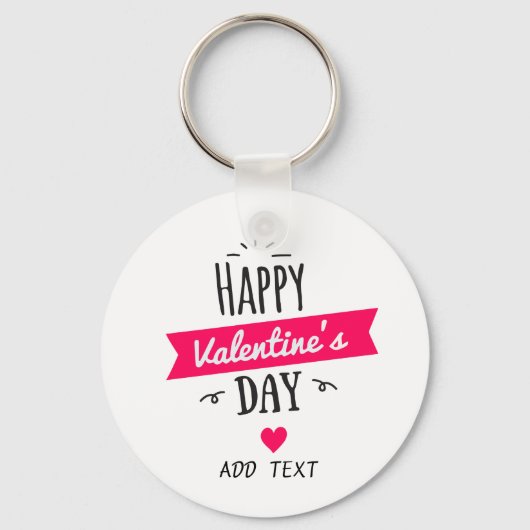 Een dag van liefde en iedereen die van sleutelhang sleutelhanger (Voorkant)