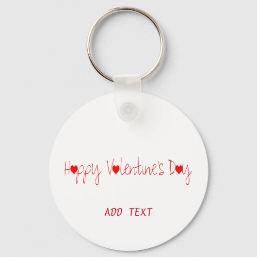Een dag van liefde en iedereen die van sleutelhang sleutelhanger (Voorkant)