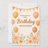 Een dag van vreugde en saamhorigheid verjaardag ui kaart (Voorkant)