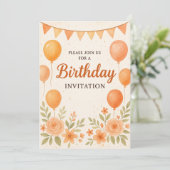 Een dag van vreugde en saamhorigheid verjaardag ui kaart (Staand voorkant)