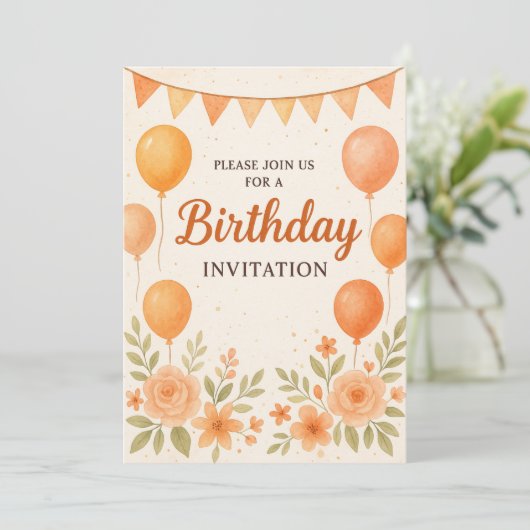 Een dag van vreugde en saamhorigheid verjaardag ui kaart (Staand voorkant)