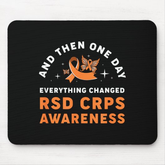 Eén dag veranderde alles Rsd Crps bewustzijn Muismat (Voorkant)