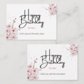 Een dag vol glimlachen en vreugde notitiekaartje (Voorkant / Achterkant)