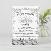 Een dag vol plezier: verjaardagsfeestje kaart (Staand voorkant)