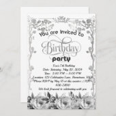 Een dag vol plezier: verjaardagsfeestje kaart (Voorkant / Achterkant)