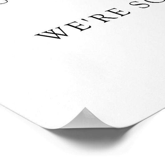 Eén dag voor de bruiloft: welkom bij het oefendine poster (Hoek)