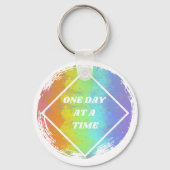 Eén dag voor één keer - NA, anonieme verdovende mi Sleutelhanger (Voorkant)