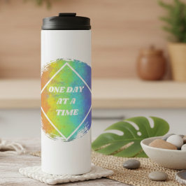 Eén dag voor één keer - NA, anonieme verdovende mi Thermosbeker