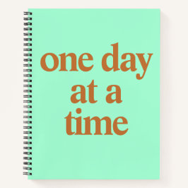 Een dag voor een tijdbulletpublicatieblad notitieboek