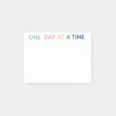 ÉÉN DAG VOOR EEN TIJDSTIP Post-it Notes (Voorkant)