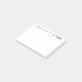 ÉÉN DAG VOOR EEN TIJDSTIP Post-it Notes (Schuin)