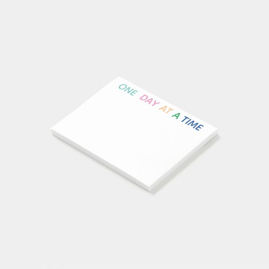 ÉÉN DAG VOOR EEN TIJDSTIP Post-it Notes (Schuin)