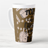 Een Dag Voor Warme Chocolade Latte Mok (Linkerhoek)