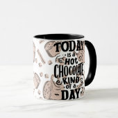 Een Dag Voor Warme Chocolade Mok (Voorkant rechts)