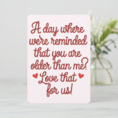 Een dag waarop we eraan herinnerd worden dat je ou feestdagenkaart (Staand voorkant)