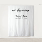 Een dag weg repetitie diner fotocabine achtergrond wandkleed (Voorkant)