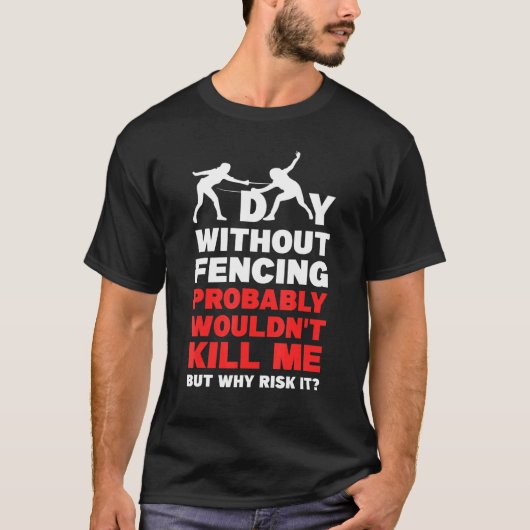 Een dag zonder afsluiter t-shirt (Voorkant)