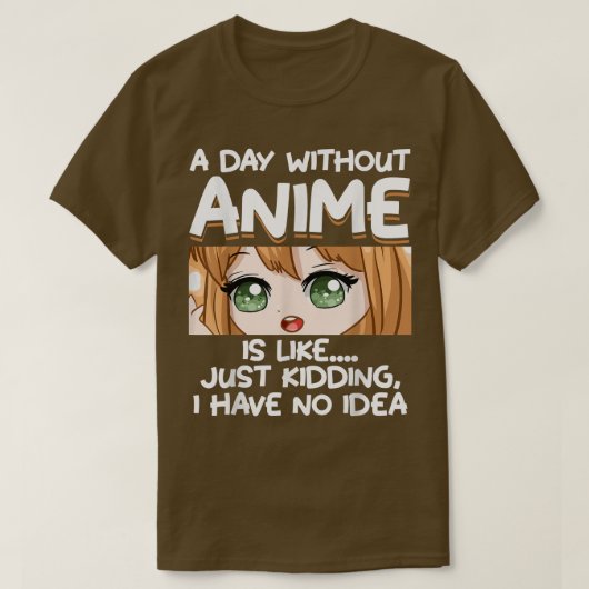 Een dag zonder animatie t-shirt (Design voorkant)