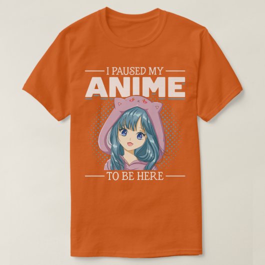 Een dag zonder Anime is als T-shirt (Design voorkant)