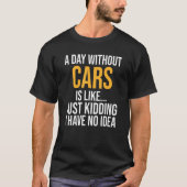 Een dag zonder auto's is als t-shirt (Voorkant)