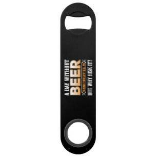 Een dag zonder bier speed flessenopener