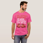 Een dag zonder boksen Funny Boxer Gift Funny Gift  T-shirt (Voorkant volledig)