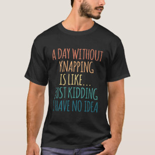 Een dag zonder breien - voor het breken van een om t-shirt