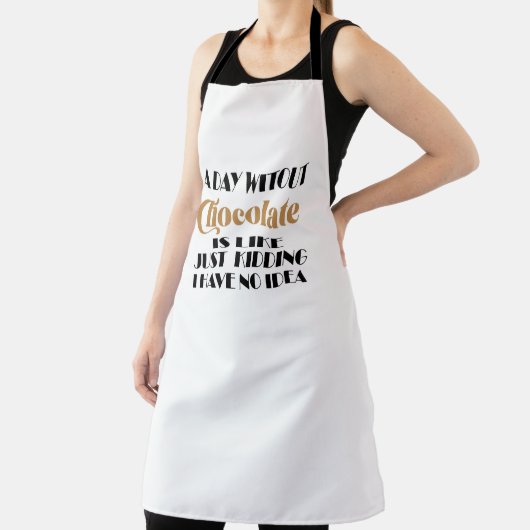 Een dag zonder chocolade is net als gewoon moorden schort (Insitu)